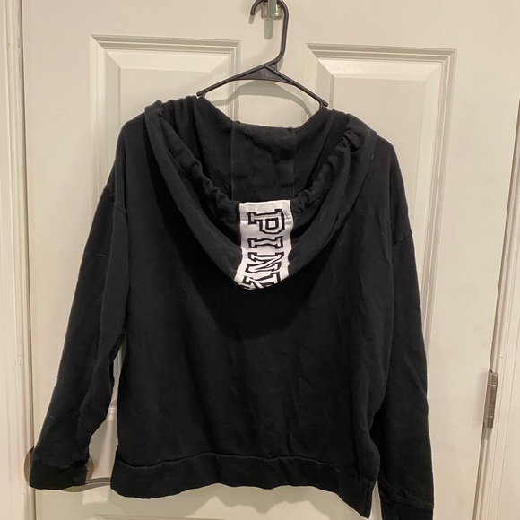 VS Pink Crop Hoodie - Picture 3 of 4